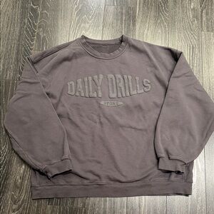 Daily Drills Sport Oversized Crewneck